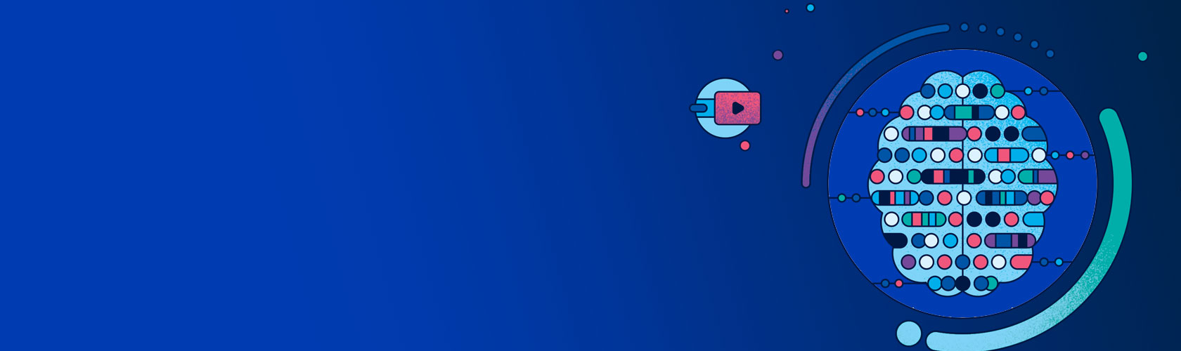 Graphic with circular shapes on